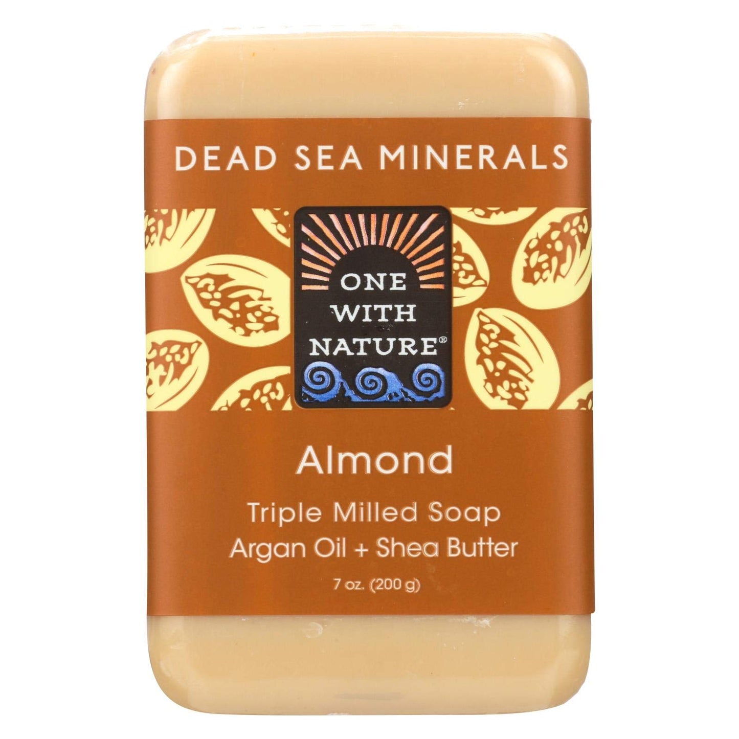 2 Pack of One With Nature Almond Soap Bar - 7 oz