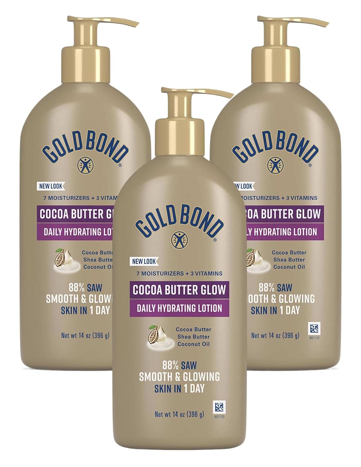 Gold Bond Ultimate Radiance Renewal Cream Oil, 14 Ounce (Pack of 2)