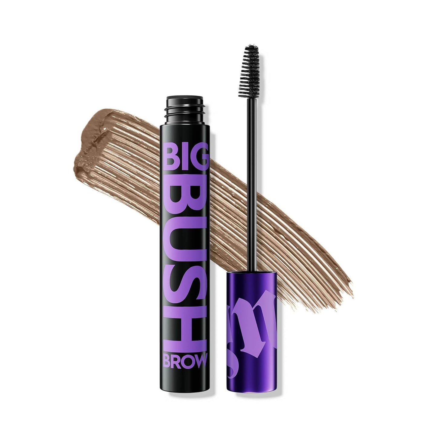 Urban Decay Big Bush Volumizing Tinted Eyebrow Gel, Waterproof, Smudge-Resistant, Flake-Resistant, Buildable Brow Gel Fibers, Long-lasting, Up to 24 HR Hold, Nourishing Castor Oil, Vegan - 0.19 fl oz