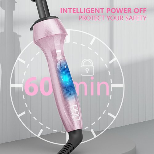 Dan Technology Curved 500-Degree Dual Voltage Electric Hot Comb Hair Straightener and Pressing Comb for Wigs and African American Hair