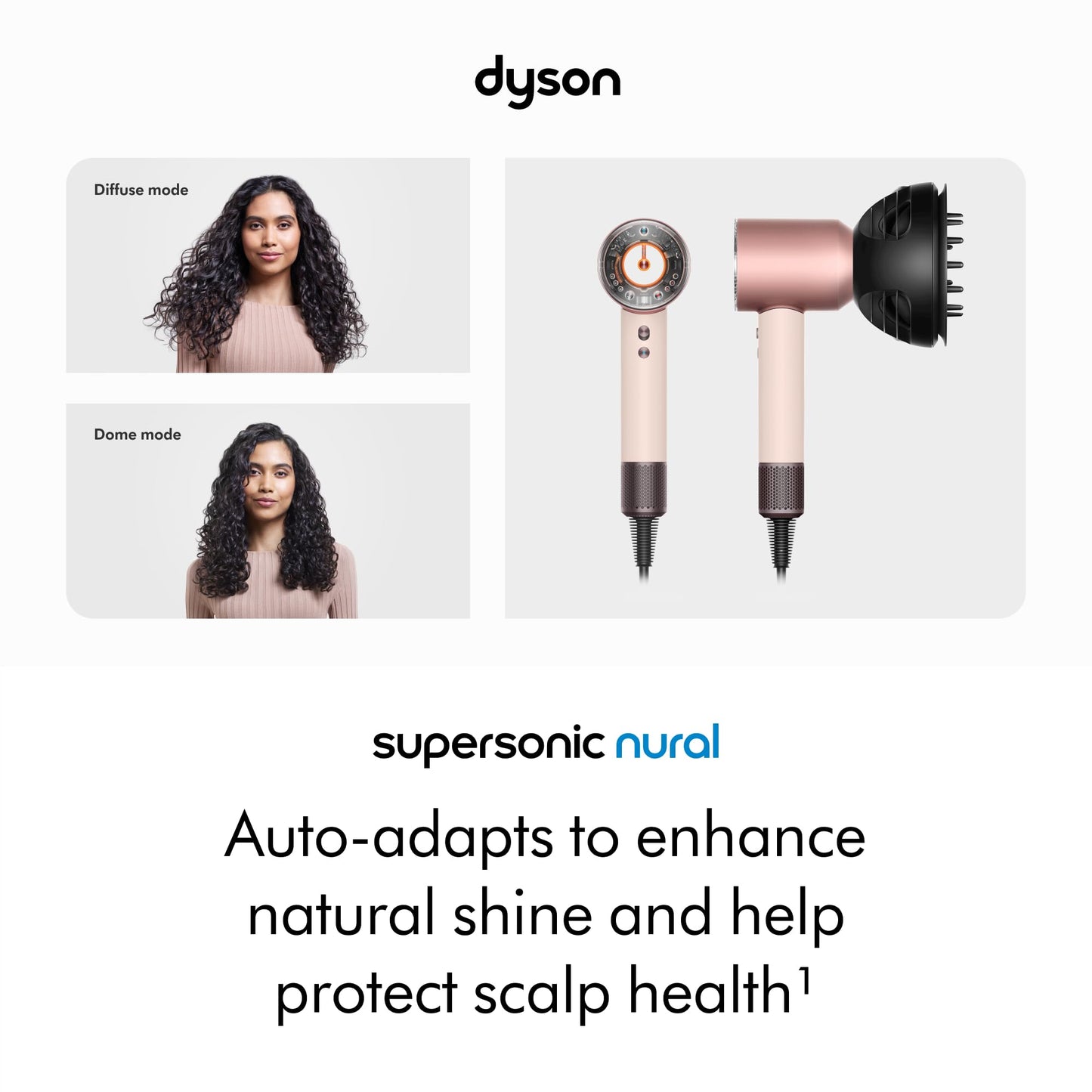 Dyson Supersonic Nural™ Hair Dryer in Ceramic Pink and Rose Gold