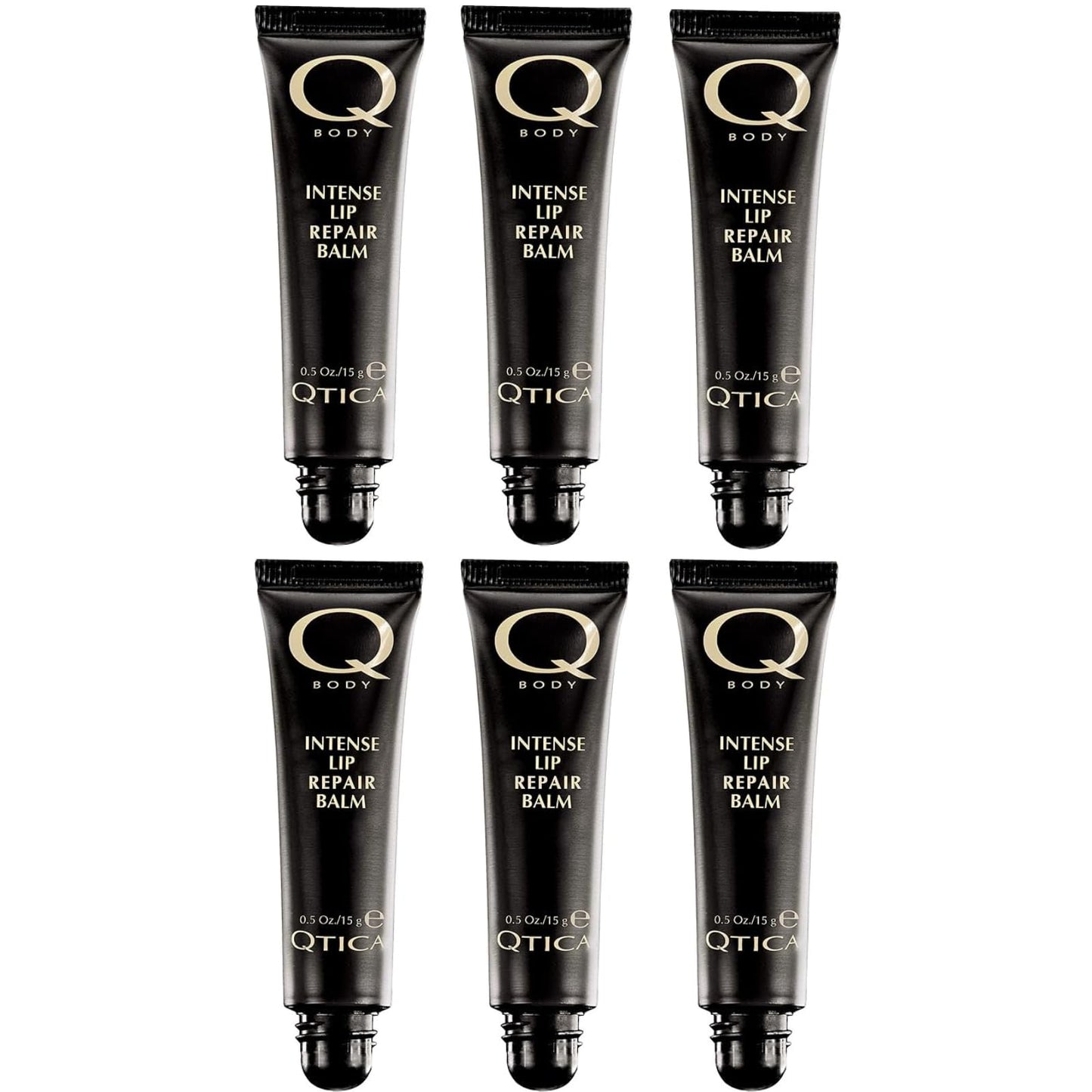 Qtica Intense Lip Repair Balm Set of 6 – Deeply Hydrating Overnight Treatment for Dry, Cracked Lips – Restores, Softens, and Smooths – Rich Conditioning Formula for Long-Lasting Moisture and Shine