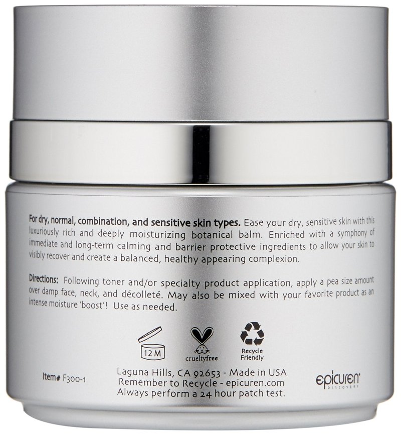 epicuren DISCOVERY Soothe Dermal Repair Balm - Skin Moisturizer for Sensitive Skin