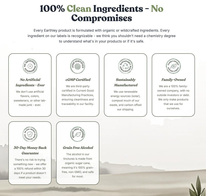 Earthley Wellness Feel Better Fast, All-Natural Relief for Minor Ailments, Echinacea, 3 Month Supply (1.69oz Glass, 1,000 Drops), Organic, Ceylon Cinnamon, Supports Immune & Digestive Health