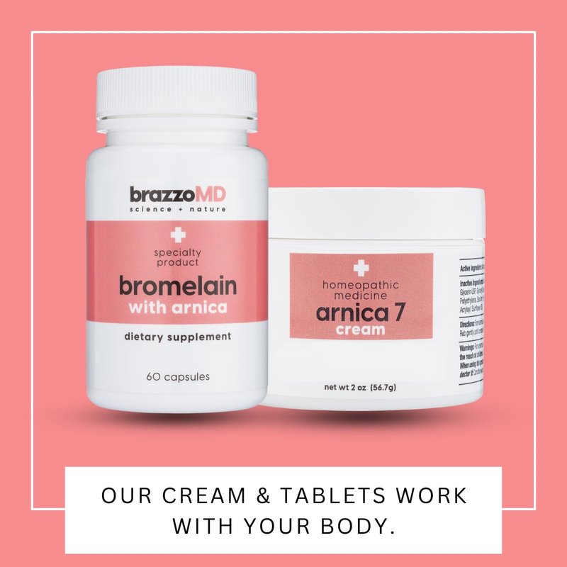 brazmedics brazzoMD Arnica Cream - Eye, Face, Hand and Body Cream - 2 ounces