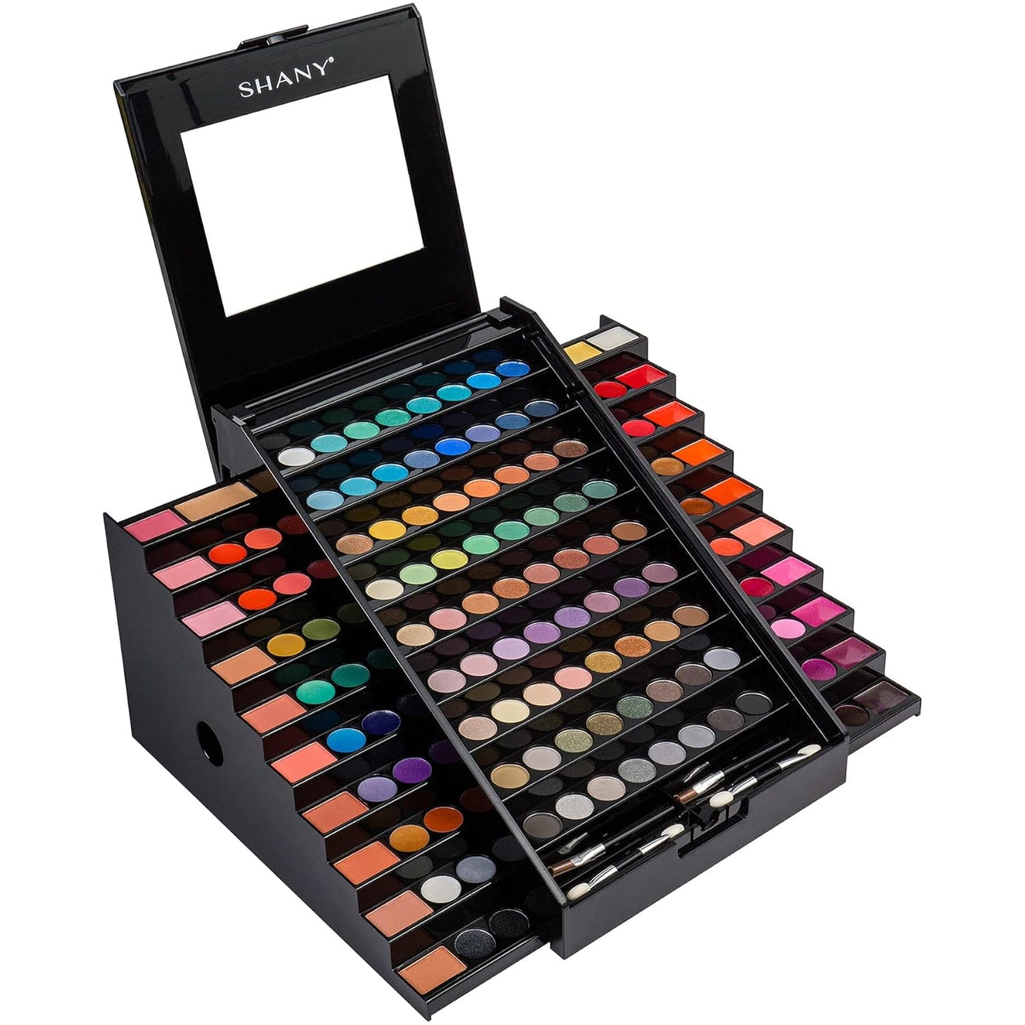 SHANY All About That Face Makeup Kit - All in one Beginner Makeup Set - Eye Shadows, Lip Colors, Face Makeup, Cosmetics applicators & More.