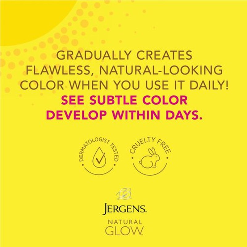 Jergens Natural Glow Gradual Glow Daily Moisturizer + Firming and Face Moisturizer with SPF 20 Bundle, Medium to Tan