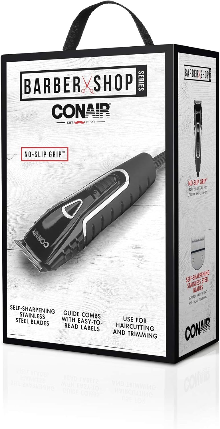 ConairMAN Hair Clippers for Men, 21-Piece Home Hair Cutting Kit