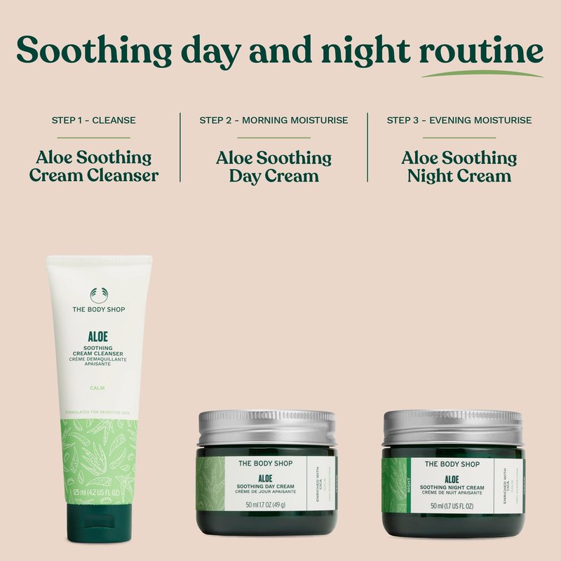 The Body Shop Aloe Vera Night Cream, For Sensitive Skin, Vegan, 50ml