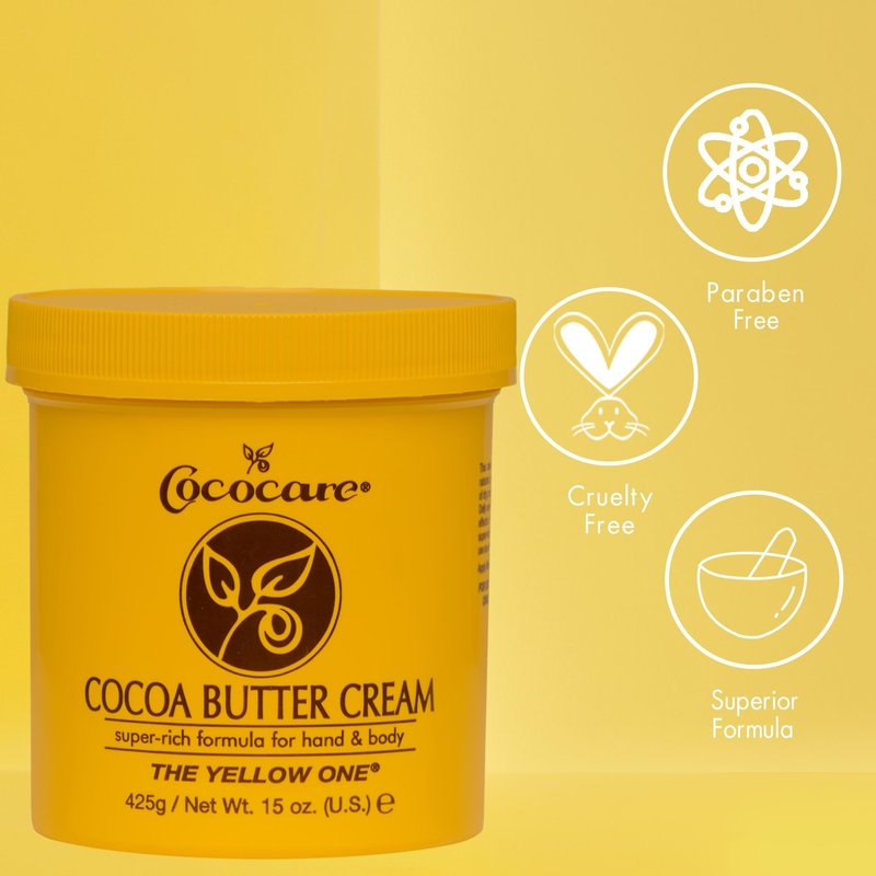 Cococare Cocoa Butter Cream, 15 oz (Pack of 2)