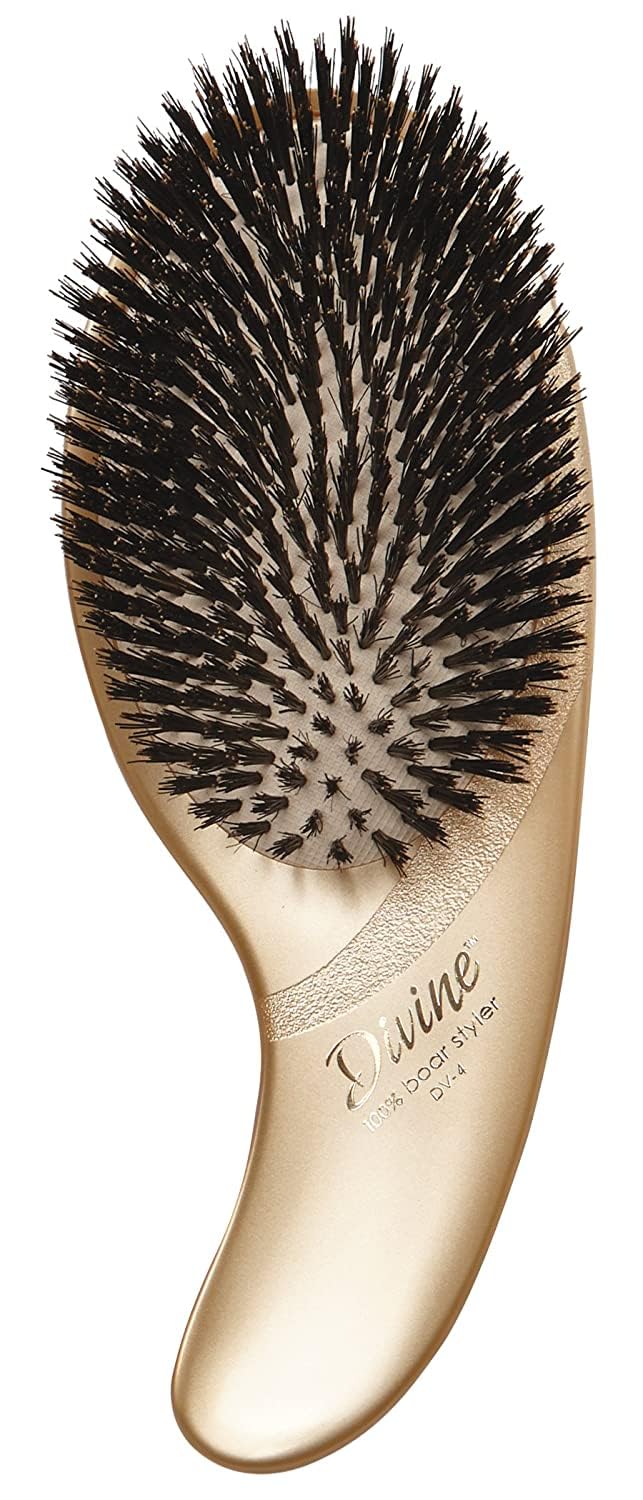Olivia Garden Divine Revolutionary Hair Brush - Ergonomic Design, Gentle on Hair & Scalp
