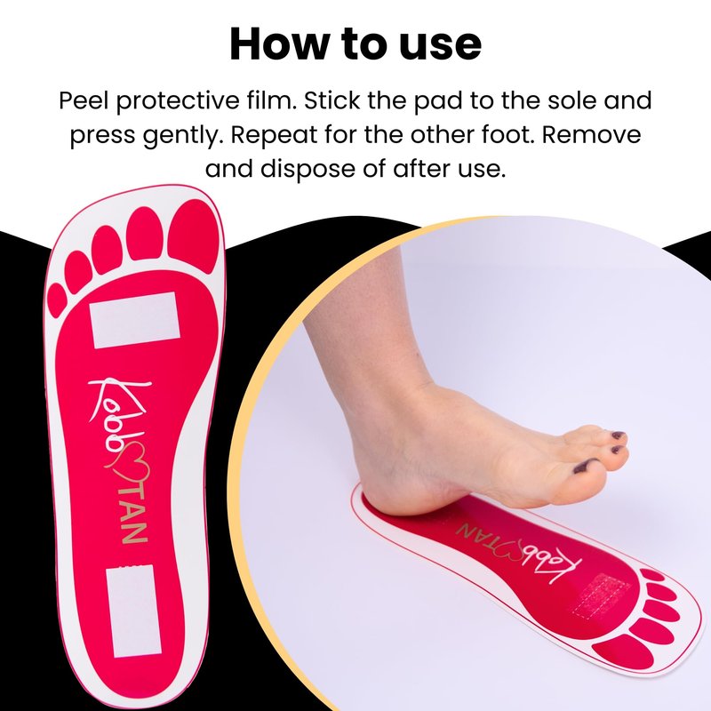 60 Pairs(120feets) Spray Tan Feet Pads Disposable & Economic Pink Feet pads for Spray tanning,Use in Tanning booth,Sunless Tanning at Home or Beauty Salon-Non Slip-Comfortable-Hygienic-Ultra Bronzing