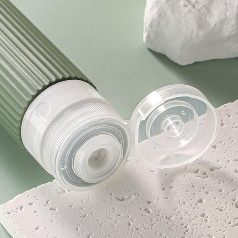 ME.FAN Travel Bottles for Toiletries, TSA Approved 3oz Silicone Travel Size Containers/Portable Split Bottle, Travel Accessories for Conditioner, Shampoo, Lotion - 4 Pack Desert Sage