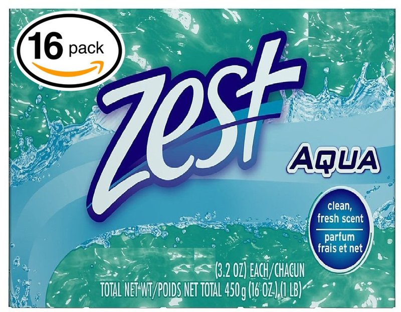 ZEST BATH BAR AQUA 8X4 OZ