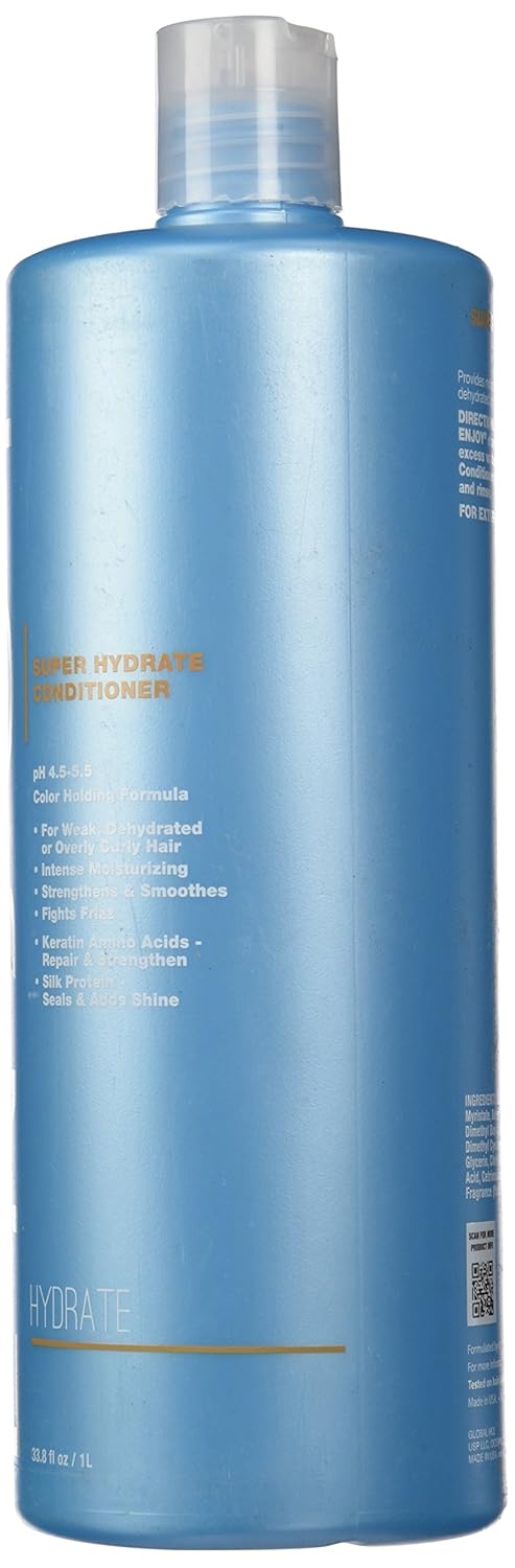 ENJOY Hair Care Super Hydrate Conditioner, Hair Conditioner For Damaged Hair, Conditioner Curly Hair Products, Sulfate Free, Gluten Free, Paraben Free - 10.1 Fl Oz