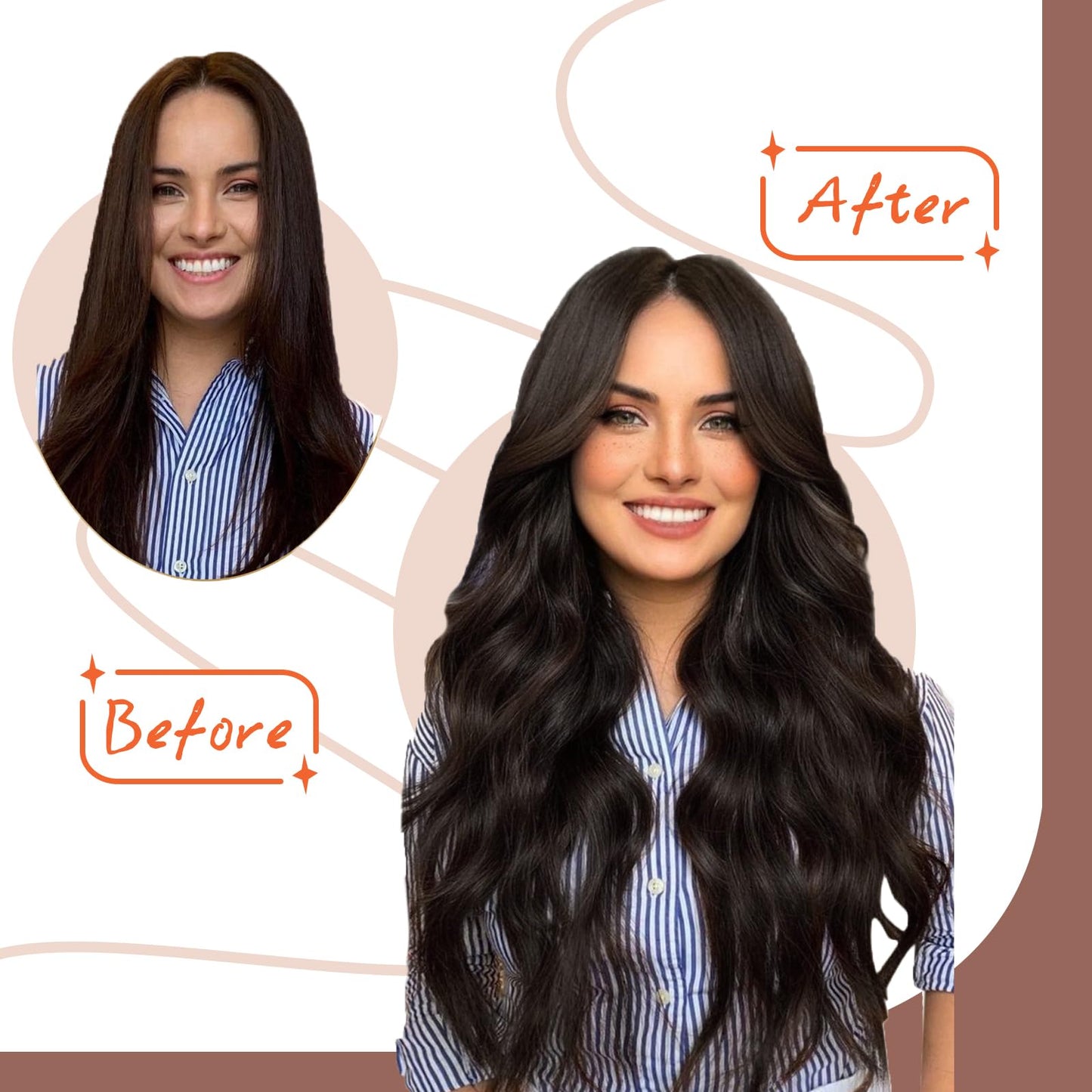 Sunny Hair Dark Brown Hair Extensions Tape Invisible Tape in Extensions Real Human Hair Straight Tape in Hair Extensions Human Hair Remy Tape in Brown Hair Extensions for Short 25G 12inch