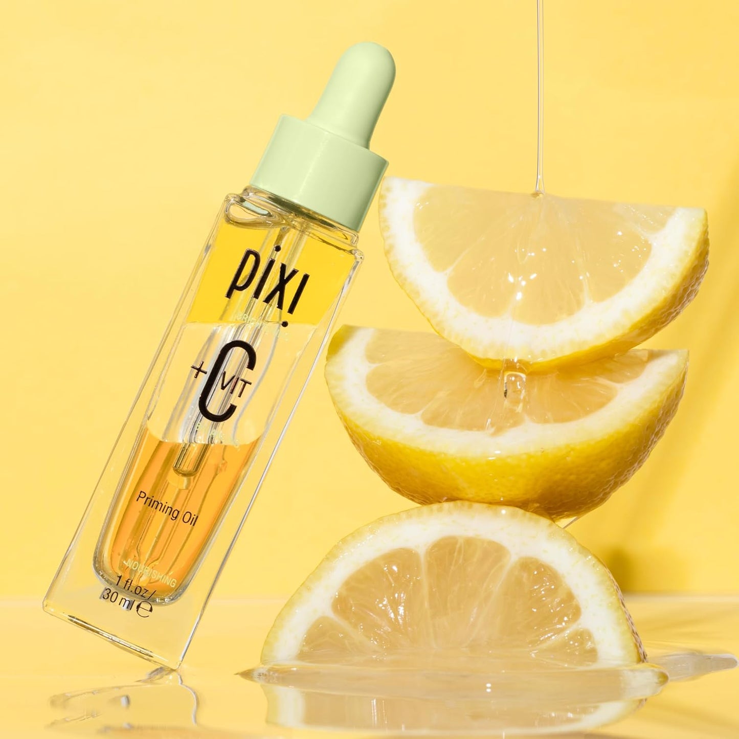 Pixi Beauty +C Vit Priming Oil | Nourishing Vitamin C Facial Oil Energizes & Balances Skin | Creates A Flawless Makeup Base | 1.00 Fl Oz