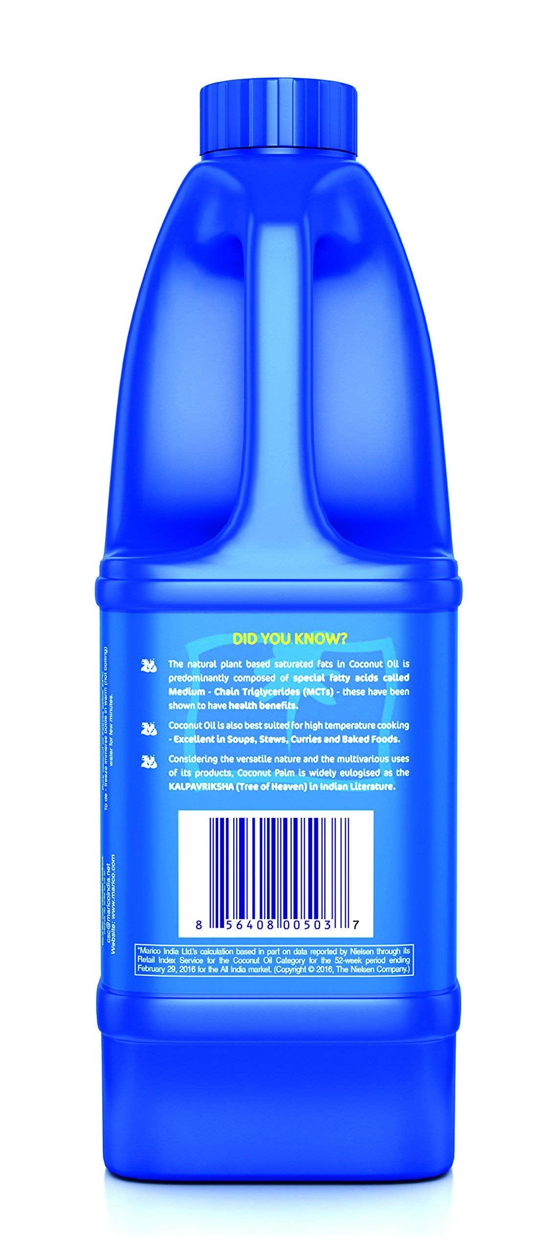 Parachute 100% Pure and Natural Unrefined Coconut Oil | No Chemicals & Added Preservatives | 31 fl.oz