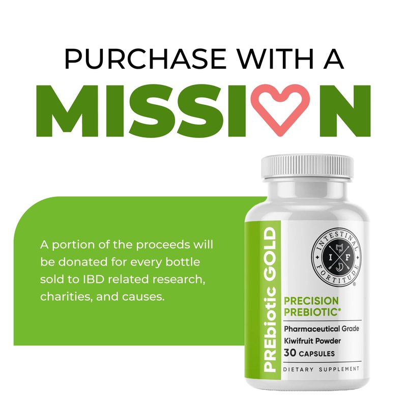 Intestinal Fortitude PREbiotic Gold: Kiwifruit Fiber, Butyrate & Prebiotic Restore Supplement to Support the Gut, Immune & Digestive Support, Anti-Bloating & Leaky Gut Repair, Dairy-Free Capsules