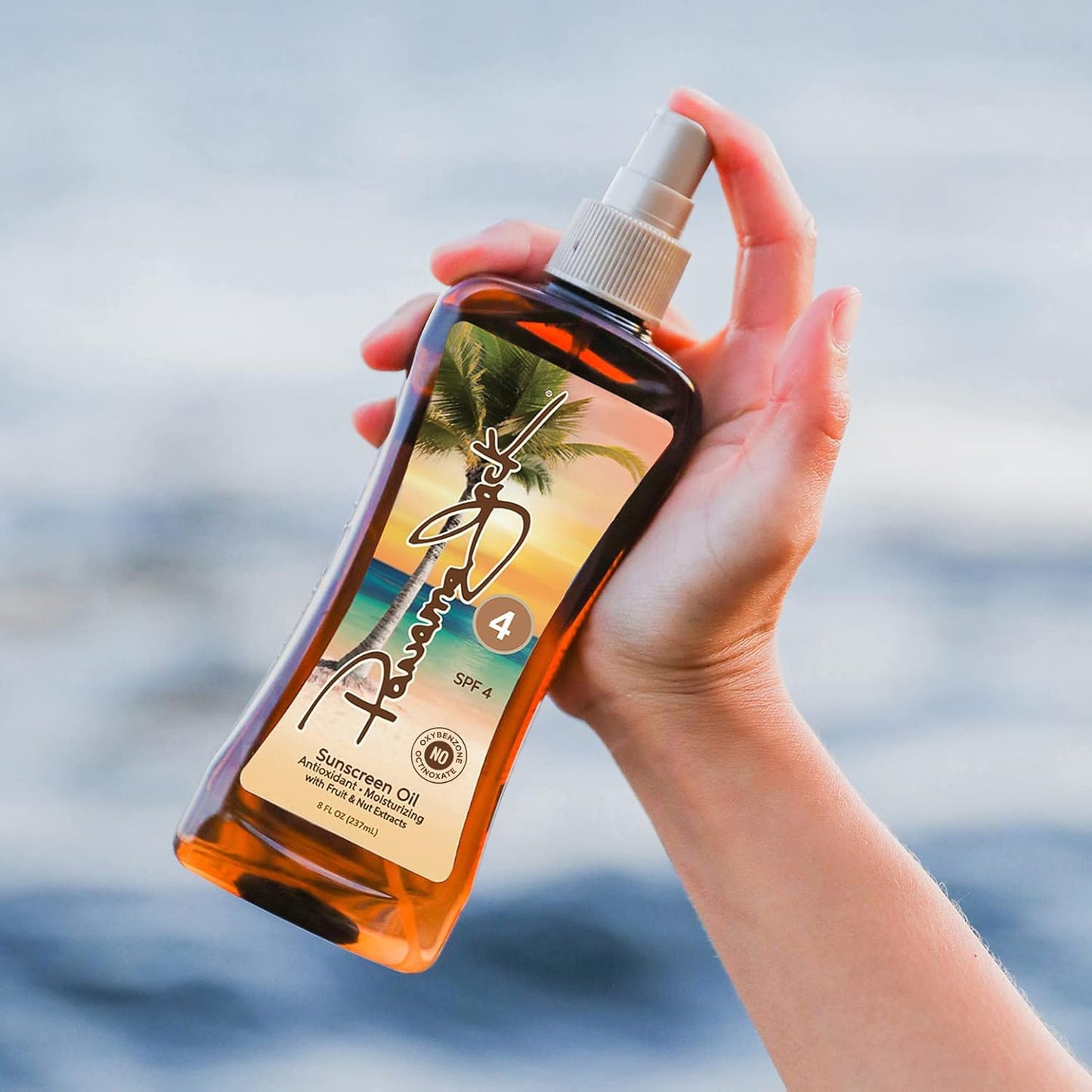 Panama Jack SPF 4 Sunscreen Tanning Oil - PABA-Free, Paraben-Free, 8 FL OZ (Pack of 2)