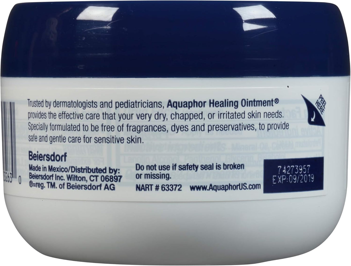 Aquaphor Healing Ointment - Advanced Skin Protectant & Moisturizer for Dry Skin, 3.5 Oz