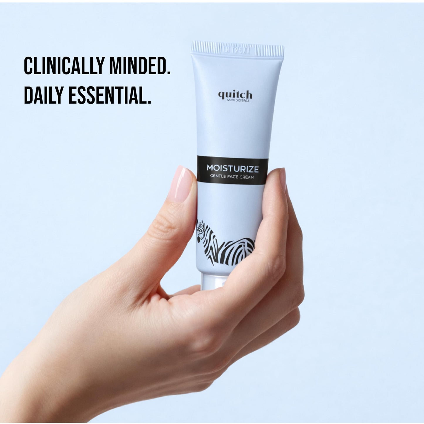 quitch Skin Science Moisturizing Cream for Teen Girls, Fragrance-Free Daily Face Moisturizer for Sensitive Skin, Lightweight Korean Skincare Hydration