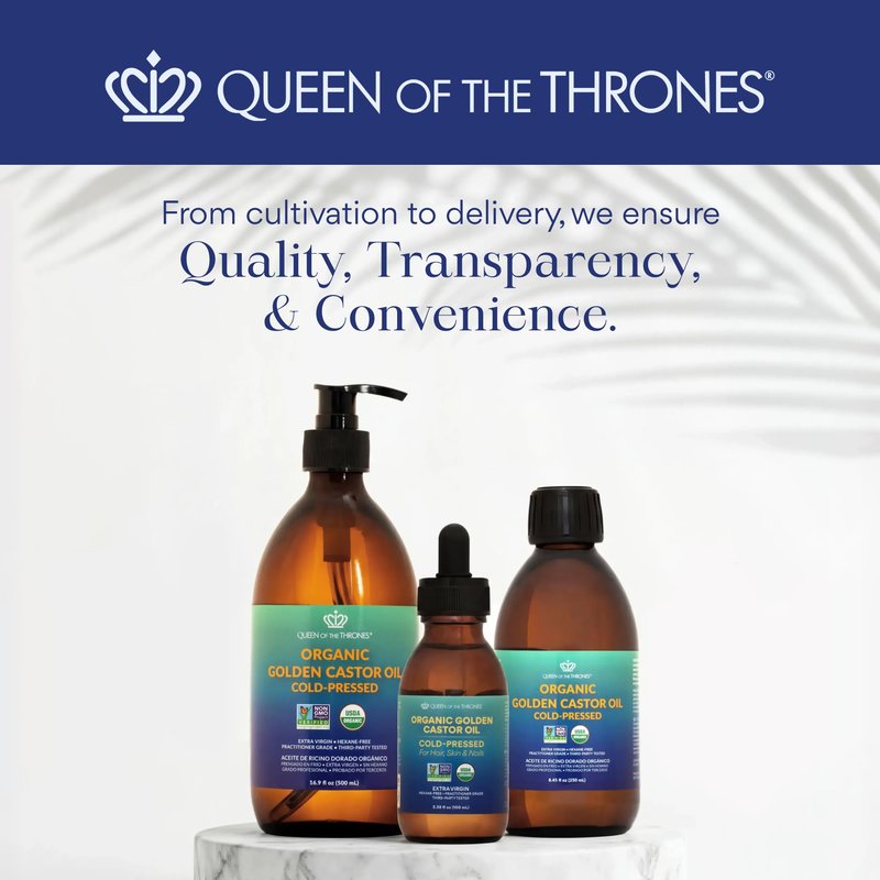 QUEEN OF THE THRONES Castor Oil Pack for Kids - Heatless, Less-Mess, Reusable - Organic Cotton Flannel, Comfort Fit, Soft Straps & Naturopathic Doctor Designed (Castor Oil Sold Separately)