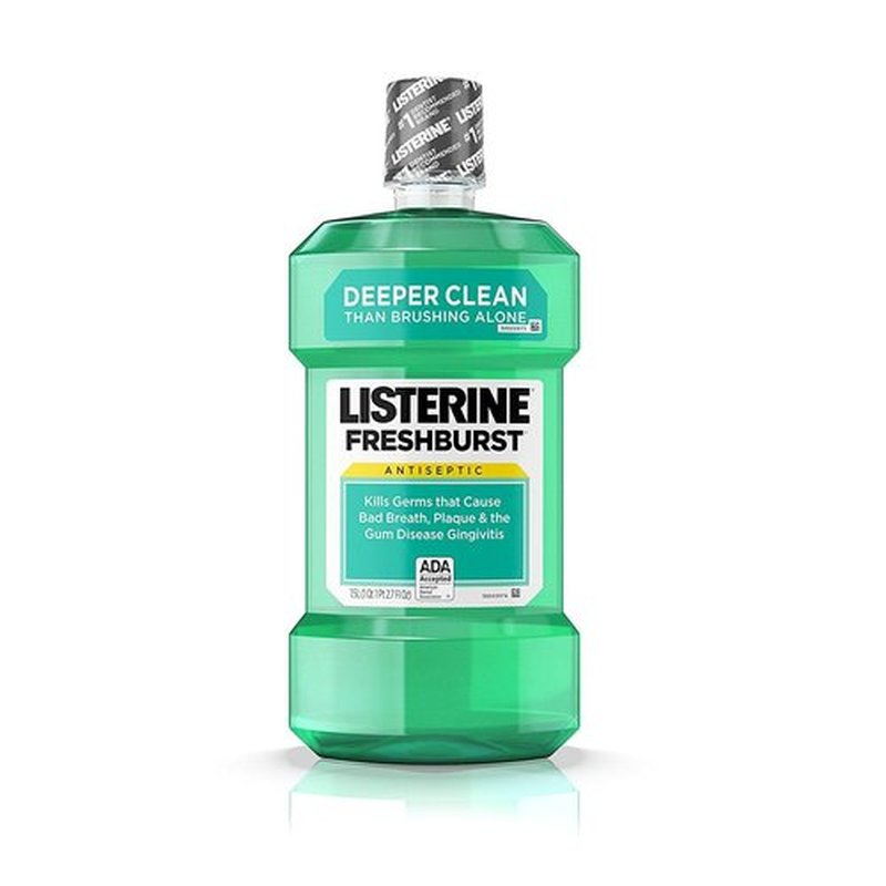 Listerine Antiseptic Mouthwash, FreshBurst 1500 ml - Pack of 2