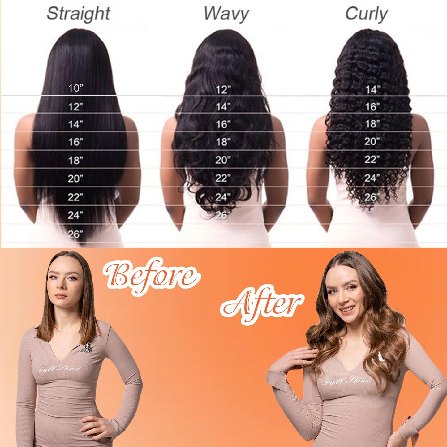 Full Shine Invisible Tape in Human Hair Extensions 14 Inch Double Sided Tape in Hair Extensions 50 Grams Seamless Tape in Hair Extensions Human Hair Color 10 Fading to 16 Highlight 16 20 Pcs for Women