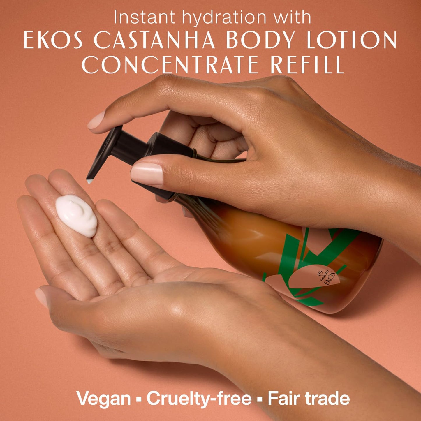natura - Ekos Castanha (Brazil Nut) Renourishing Body Lotion - Anti-Dryness - Deep Skin Hydration Moisturizer - Vegan Skin Care - Brazilian Beauty Secrets - Self Care & Body Care - 13.5 fl oz (400ml)