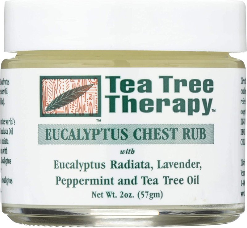 Tea Tree Therapy - Chest Rub, Eucalyptus 2 Oz ( 2-Pack)