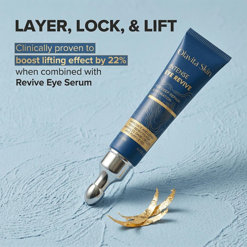 Olavita intense eye revive cream,Eye Repair Cream for Dark Circles & Puffiness,for Women and Men