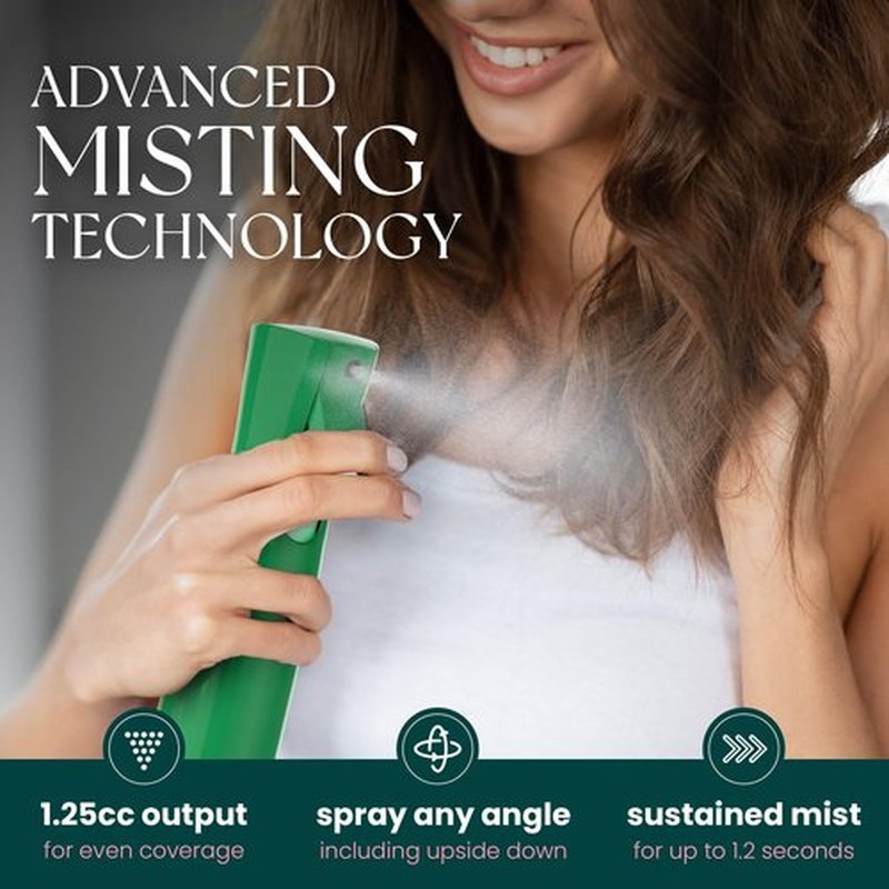 BeautifyBeauties Hair Spray Bottle – Ultra Fine Continuous Water Mister for Hairstyling, Cleaning, Plants, Misting & Skin Care (Green, 10.2 Ounces)