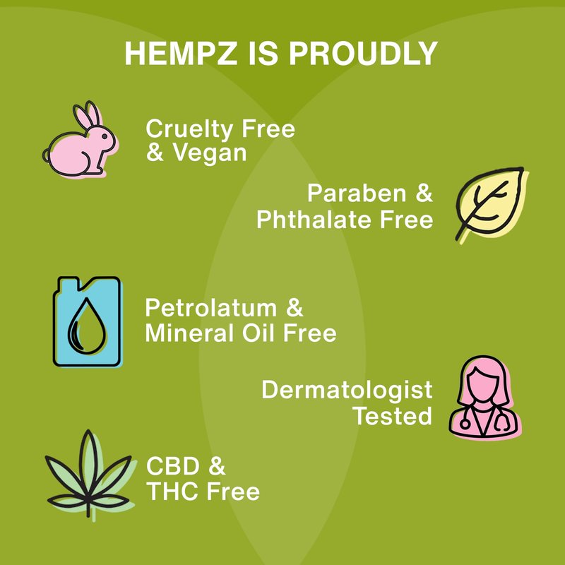 HEMPZ Body Lotion - Green Tea and Asian Pear - Daily Moisturizing Cream - 17oz