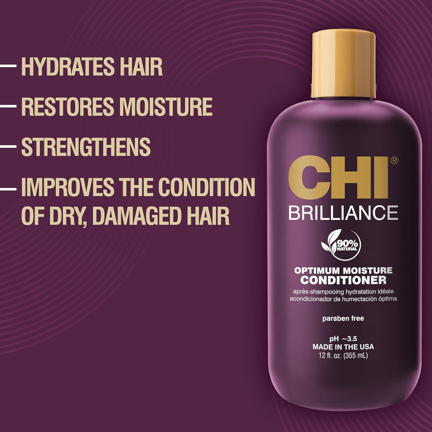 CHI Deep Brilliance Olive & Monoi Optimum Moisture Conditioner 32 oz