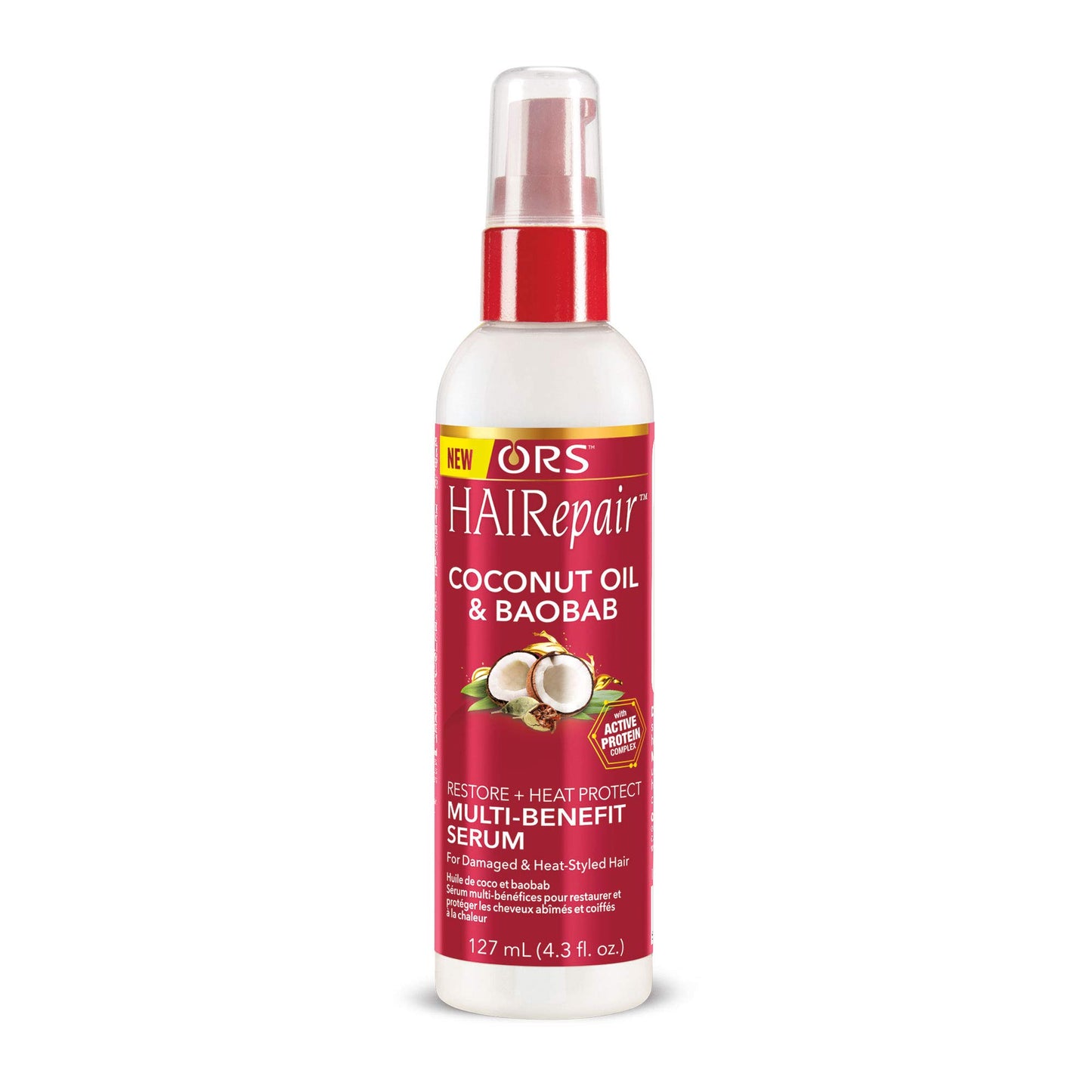 ORS HAIRepair Restore and Heat Protect Multi-Benefit Serum 4.3 oz (Pack of 1)