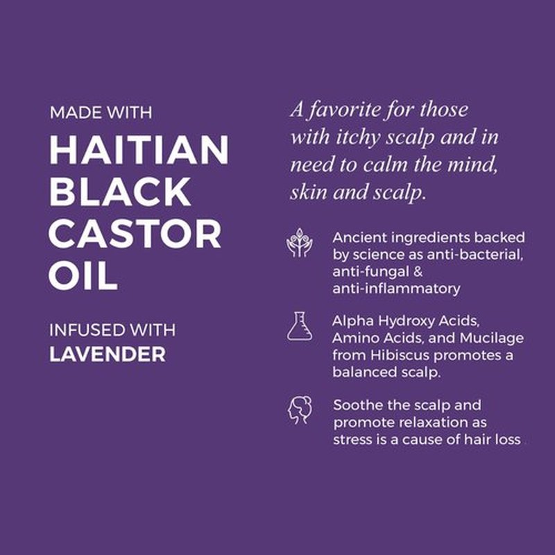Kreyol Essence - Haitian Black Castor Oil for Skin and Hair, Glass Bottle - Cold Pressed Castor oil, Fuller-Looking Hair, Hexane Free, Natural Humectant