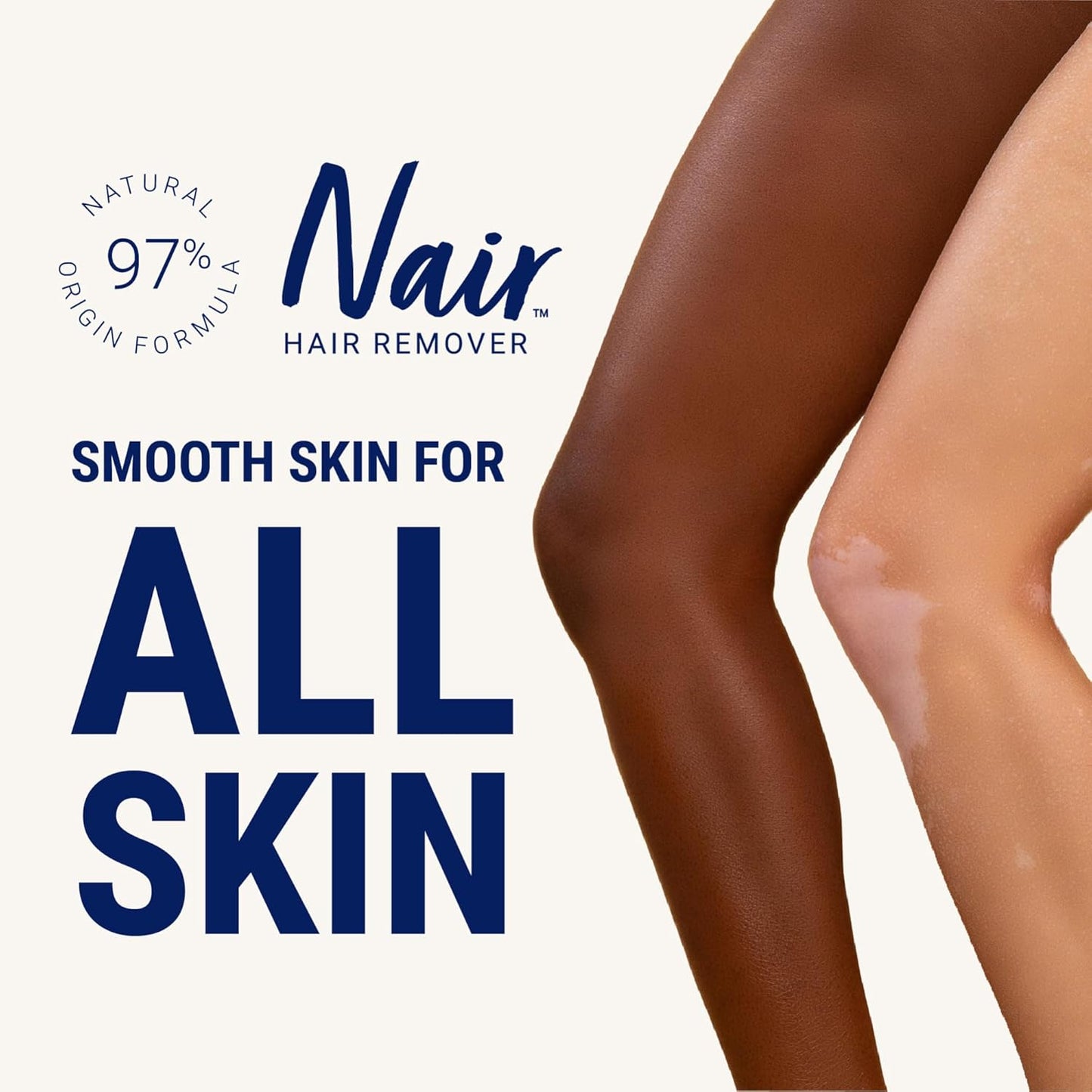 Nair Hair Remover Wax Ready Strips, Legs and Body Hair Removal Wax Strips, 40 Count, 3 Pack