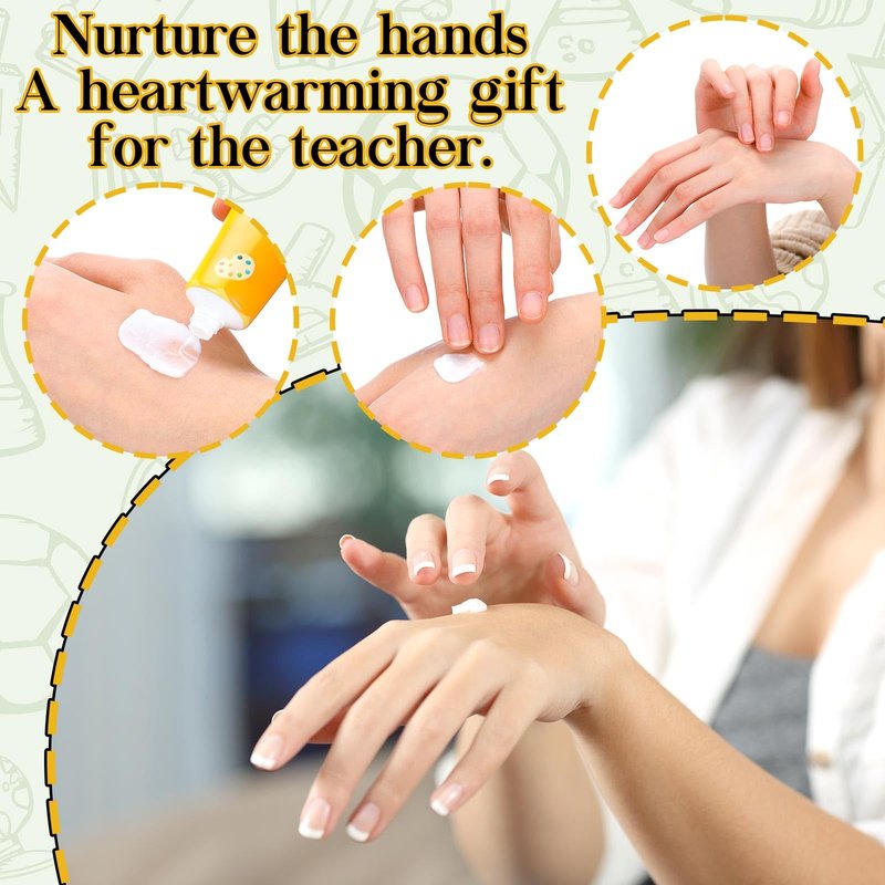 Leelosp 50 Pcs Teacher Appreciation Gifts Bulk Hand Cream Set Travel Size Thank You Gifts for Teachers Coworkers Graduation & End of Year Party Favors 2026 Teacher Appreciation Week