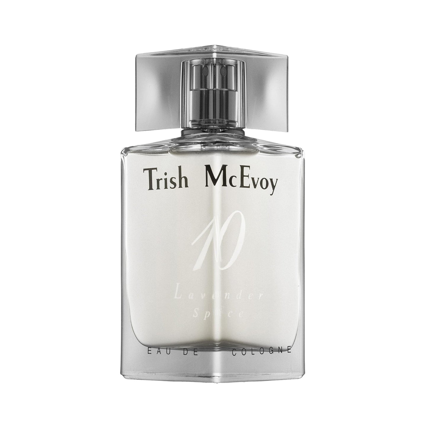 Trish McEvoy No. 10 Lavender Spice Eau de Cologne, Alluring Spicy Floral Scent, 50 ml / 1.7 fl oz