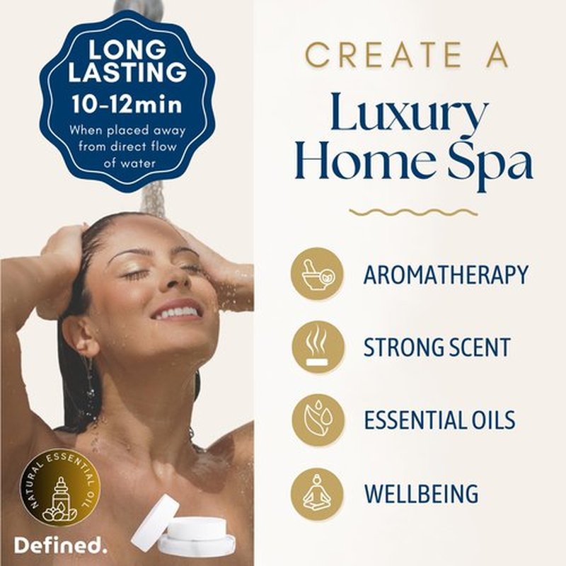 Shower Steamers Aromatherapy 8 Pack– Eucalyptus Steamers for Clear Sinus- Natural Shower Melts for Women & Men– Spa at Home Relaxation, Self Care Wellbeing Stress Relief Shower Bomb Aromatherapy Gift