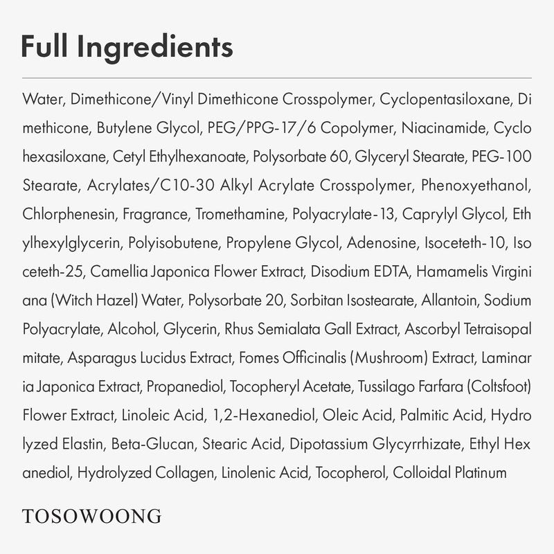 TOSOWOONG Pore Tightening Serum, Instantly Reduces Pores, Smooths Skin & Strengthens Barrier, Formulated With Niacinamide & Allantoin, Pore Minimizer For Face, Korean Skin Care, 30ml, 1.01 fl. oz.