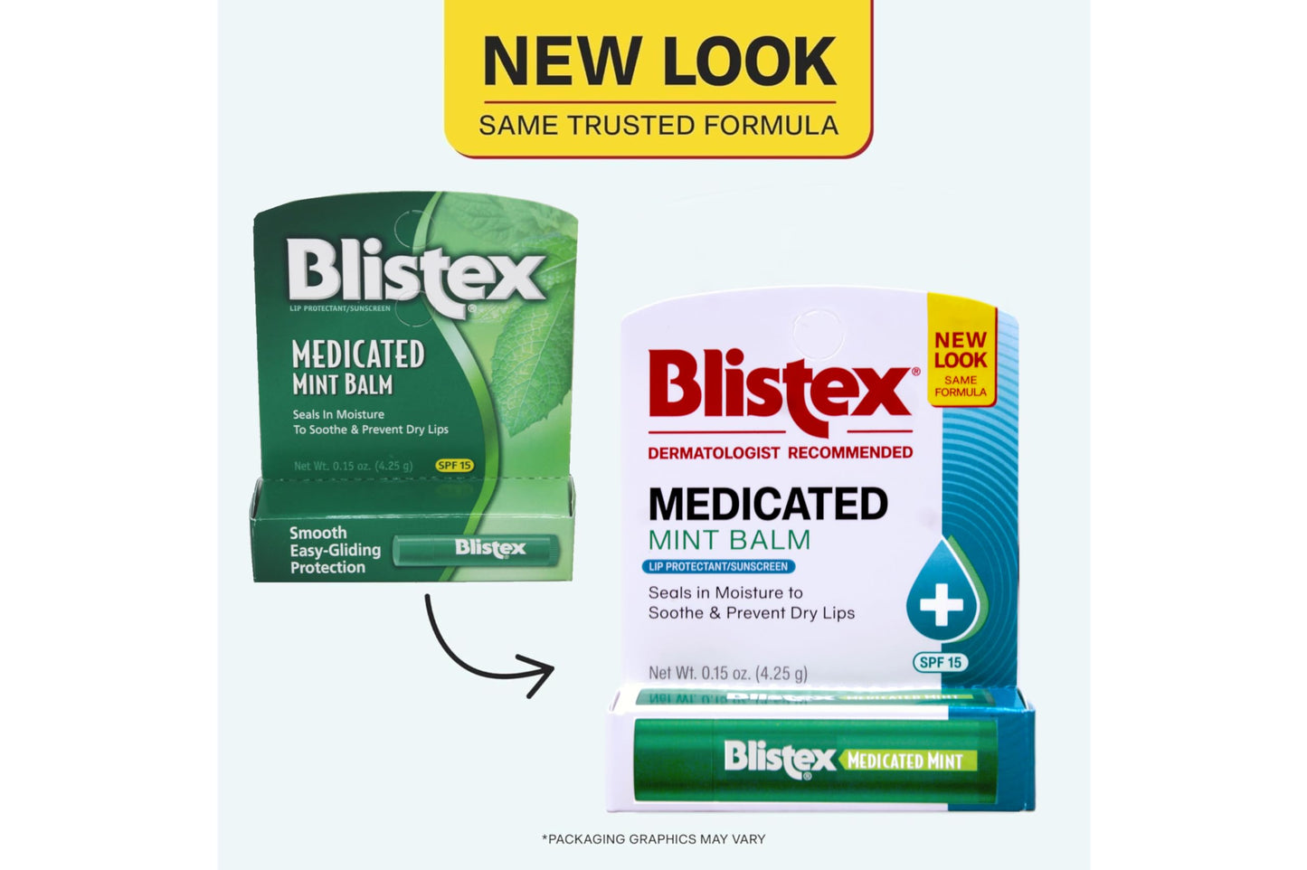 Blistex Medicated Lip Balm SPF 15 0.15 Oz (8 Pack)