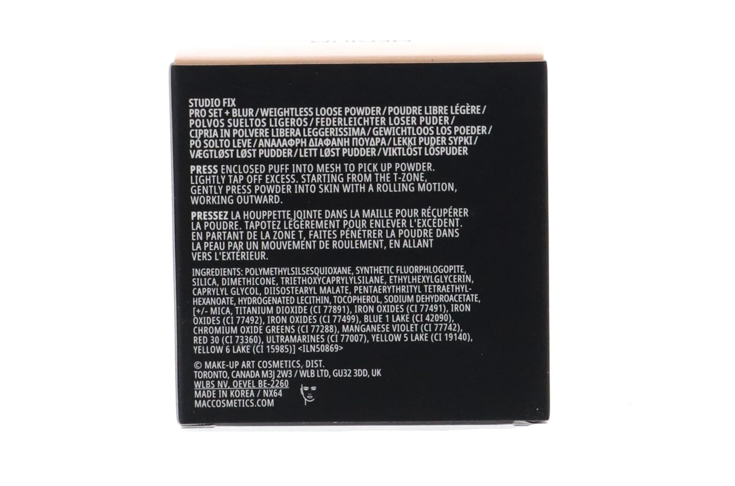 MAC Studio Fix Pro Set + Blur Weightless Loose Powder - Medium (Medium beige with peach undertone) - 0.22 oz / 6.5 g