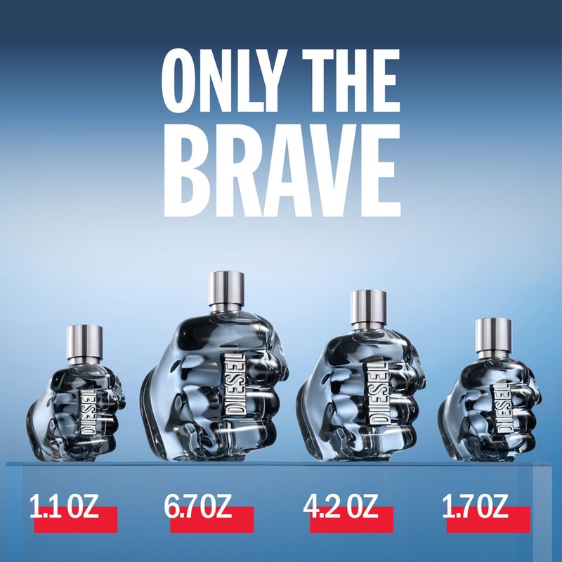 Diesel Only the Brave Eau de Toilette Spray Cologne for Men, 4.2 Fl. Oz.
