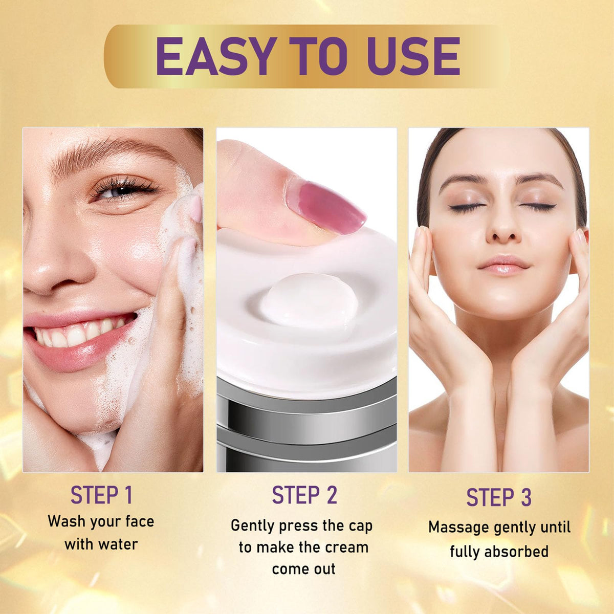 Retinol & Collagen Moisturizer Face Cream, Retinol Cream for Face with Hyaluronic Acid for Anti Aging & Wrinkle Repair Day & Night Moisturizer for Wrinkles Firming & Lifting 1.76 Fl Oz