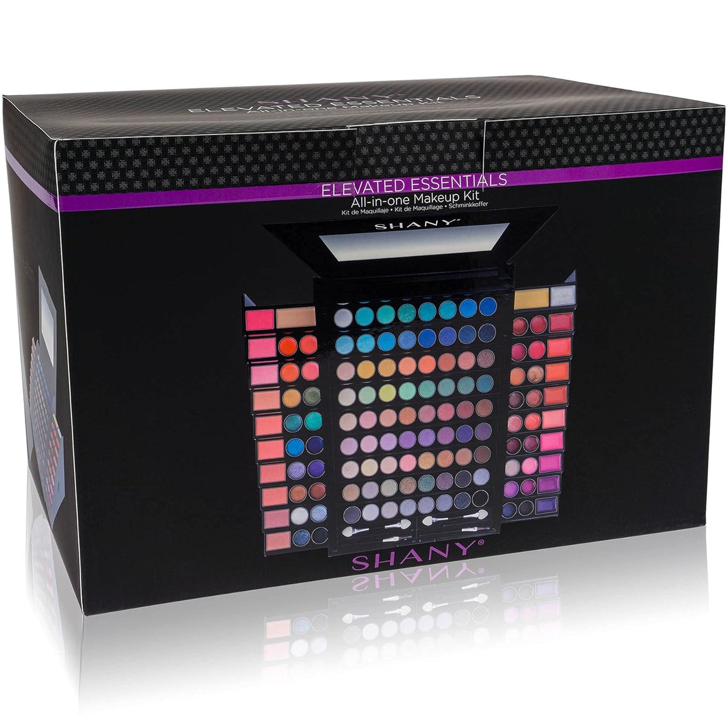 SHANY All About That Face Makeup Kit - All in one Beginner Makeup Set - Eye Shadows, Lip Colors, Face Makeup, Cosmetics applicators & More.