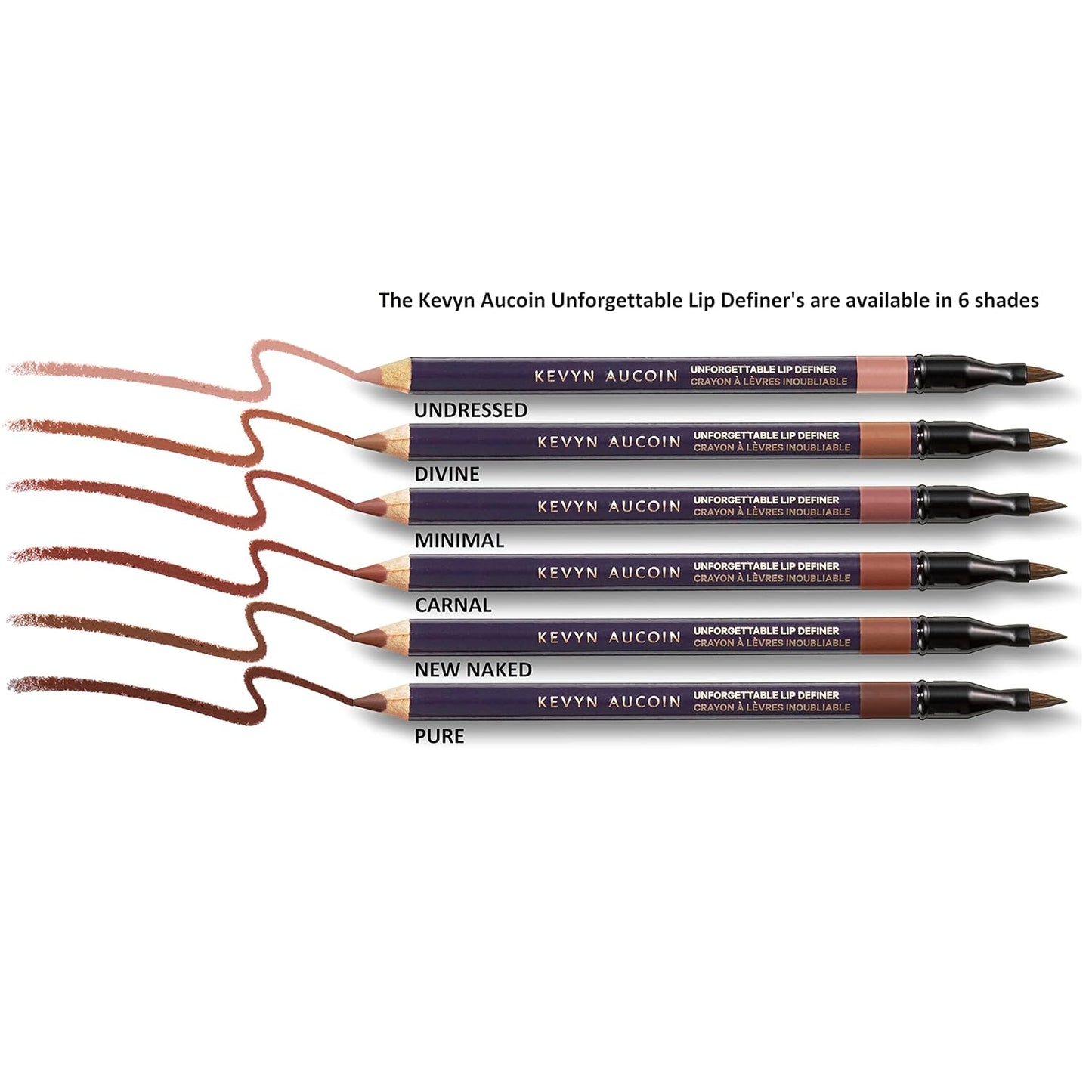 Kevyn Aucoin Unforgettable Lip Definer: Long-wearing makeup lip definer. Water-resistant, defined tip accentuates lips. Blend-able. Dual-ended pencil and brush.