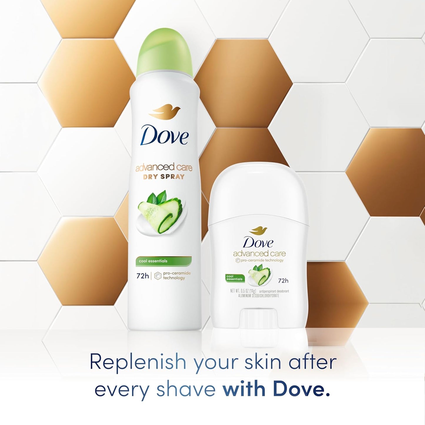 Dove Advanced Care Antiperspirant, Beauty Finish, 2.6 Ounce (Pack of 4)
