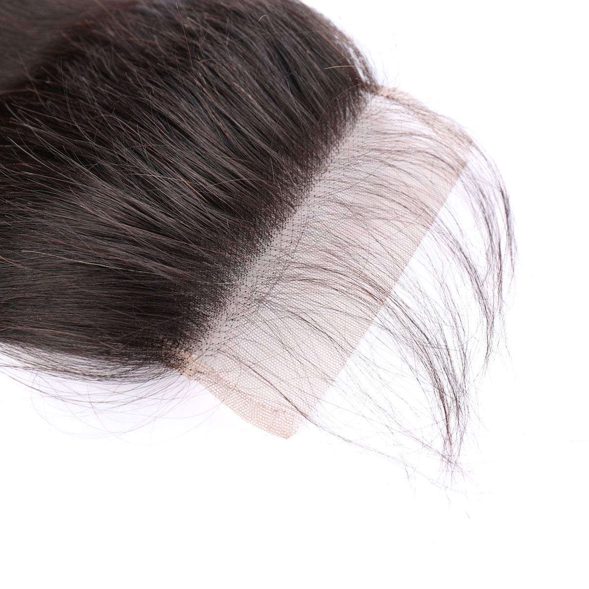 5x5 Transparent Lace Closure Hair Closure Invisible Lace Closure 10A Brazilian Virgin Remy Human Hair Frontal Closure Human Hair Extensions Pre Plucked (5x5 lace closure straight, 14 inch)